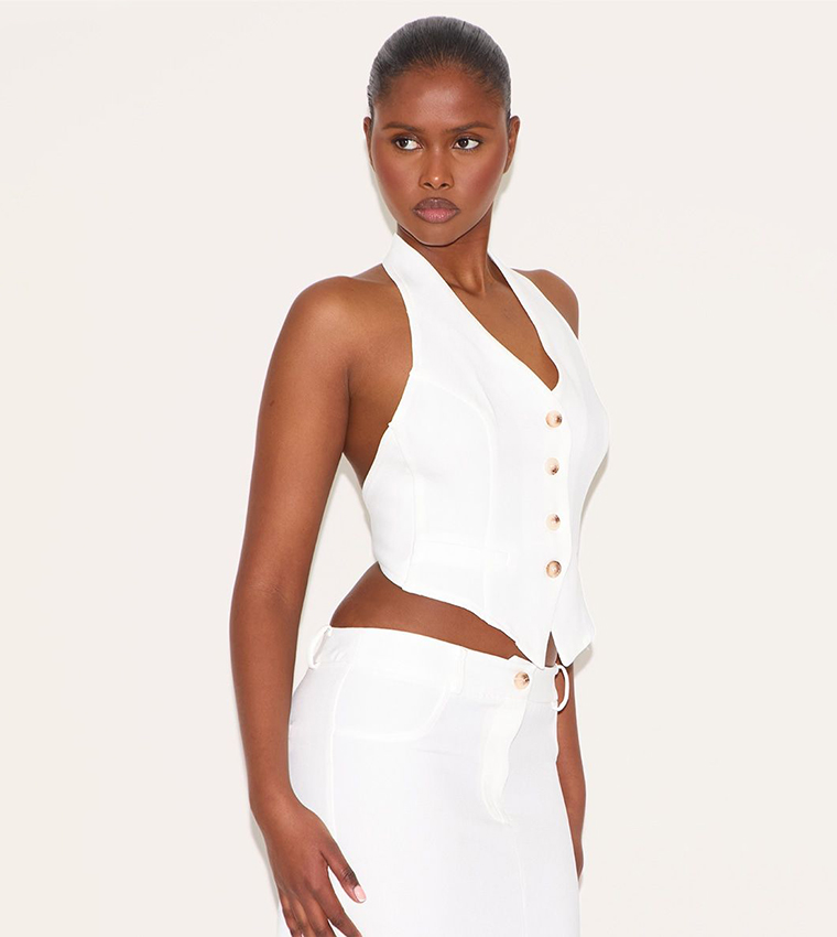 Tailored Woven Maxi Skirt