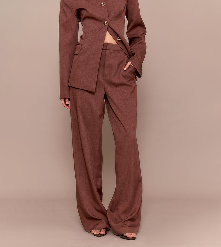 Chestnut Premium Straight Fit Trousers