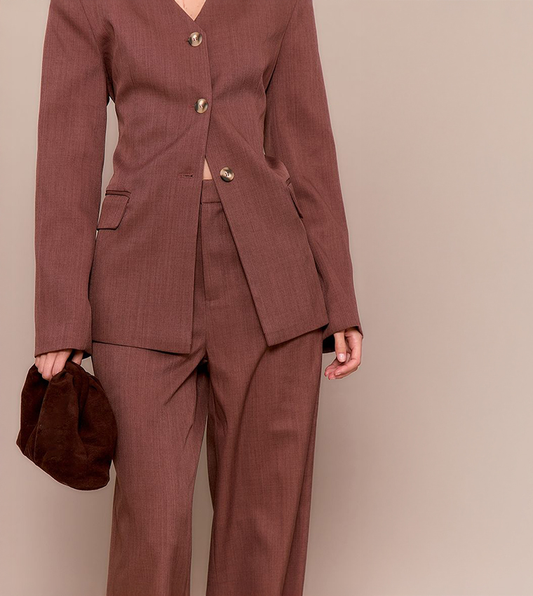 Chestnut Premium Straight Fit Trousers