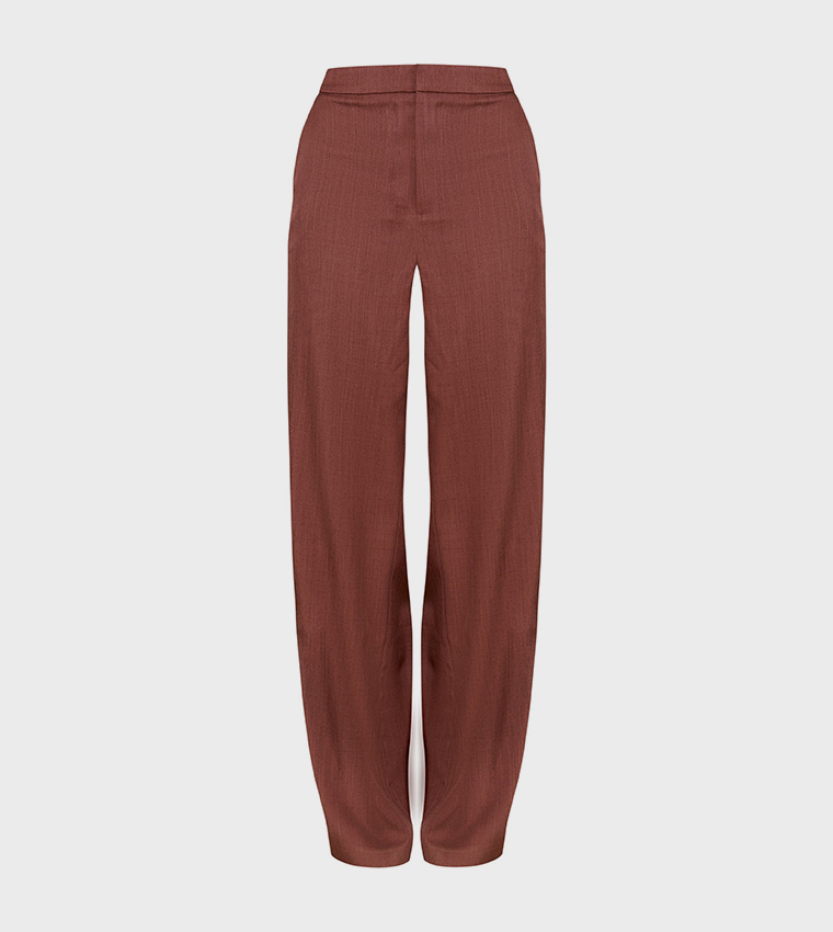 Chestnut Premium Straight Fit Trousers