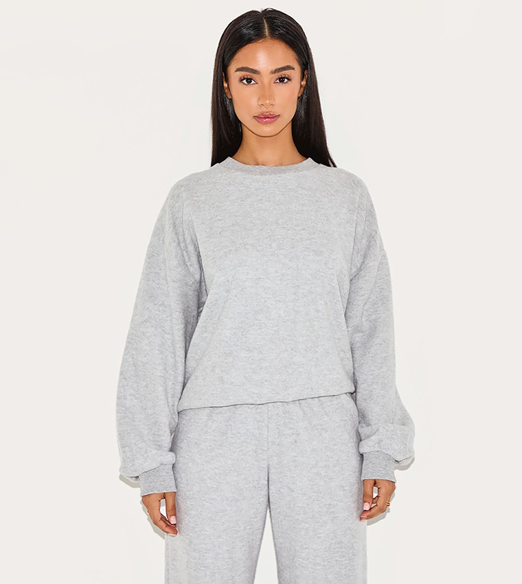 Petite Soft Touch Oversized Sweatshirt