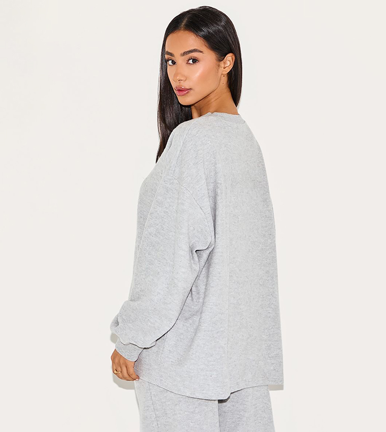 Petite Soft Touch Oversized Sweatshirt