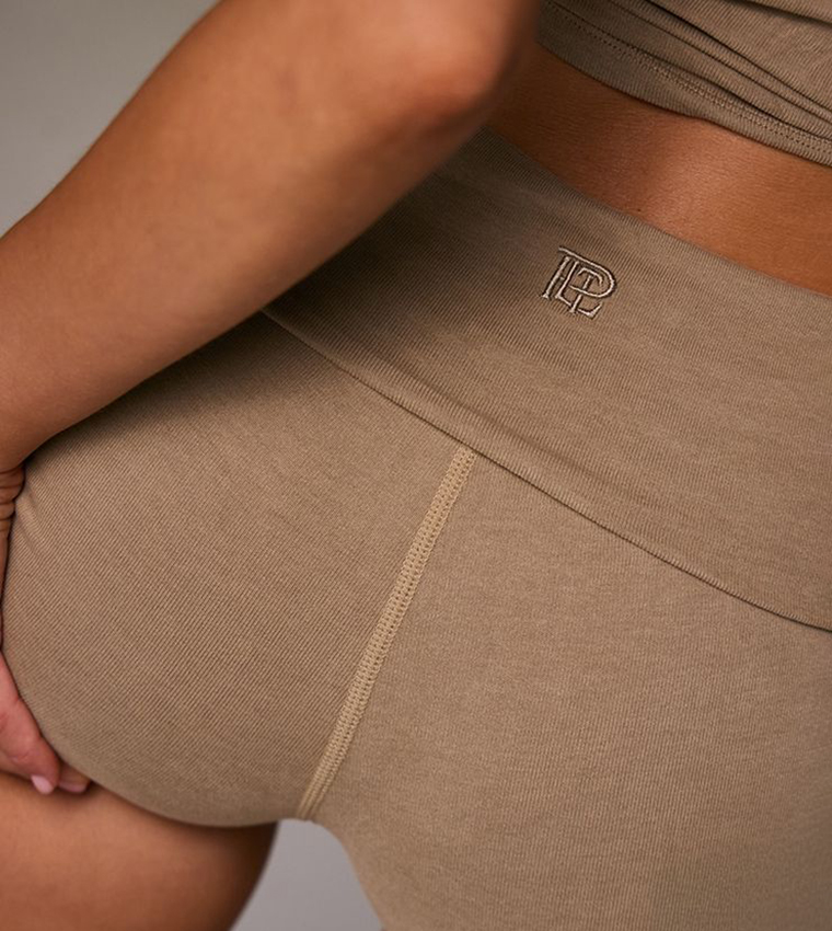 Soft Cotton Fold Waist Shorts
