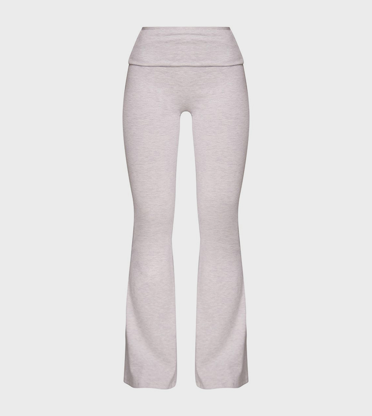 Melange Soft Cotton Yoga Pants