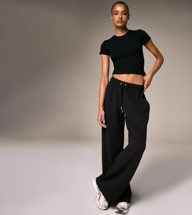Soft Ribbed Short Sleeves Crop Top