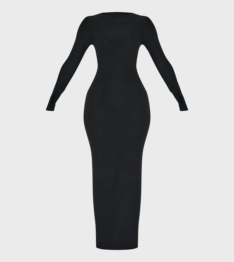 Petite Soft Touch Long Sleeve Maxi Dress