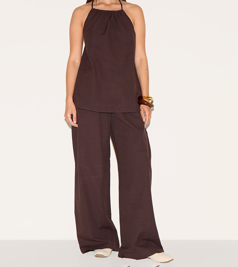 Slouchy Wide Leg Trousers