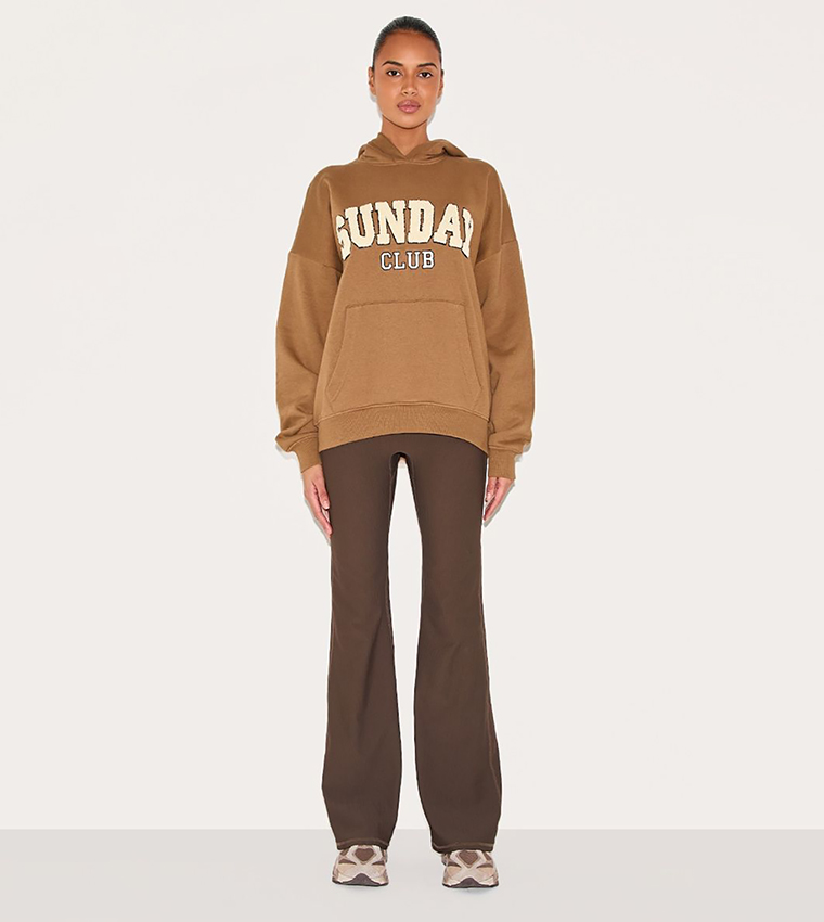 Sunday Borg Appliqued Oversized Hoodie