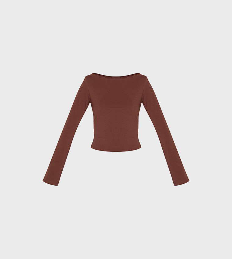 Solid Flared Sleeves Crop Top