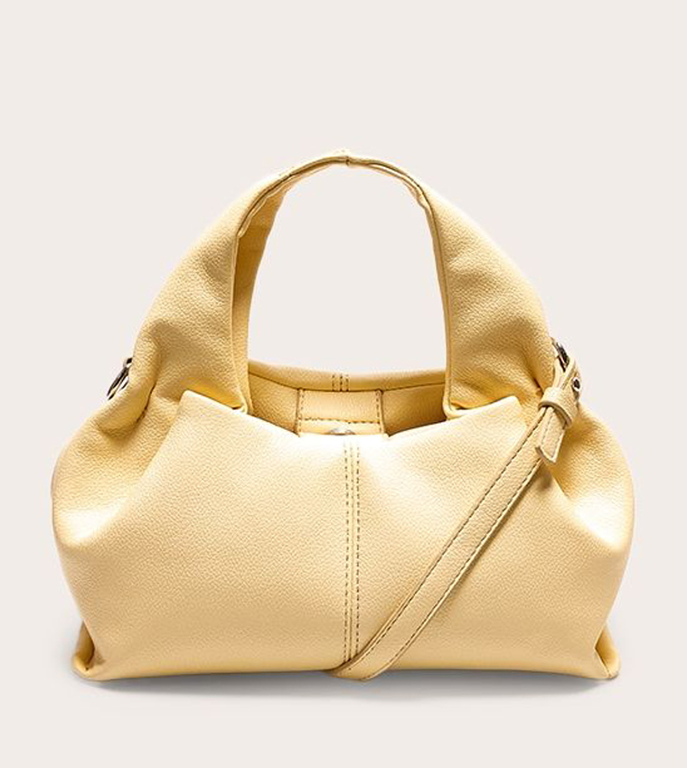Slouchy Mini PU Shoulder Bag