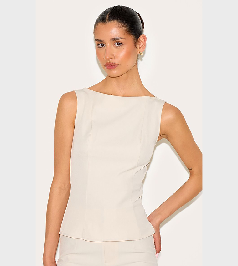 Tall Cinched Sleeveless Top