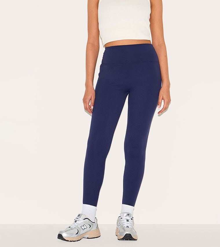 Buy PrettyLittleThing Petite Sculpt High Waist Gym Leggings In