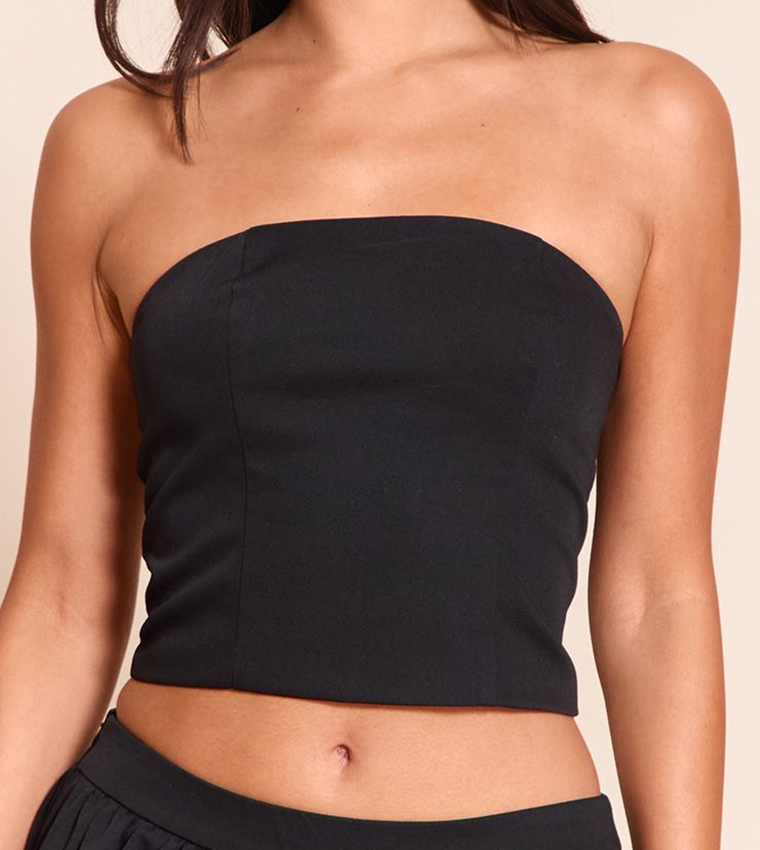 Seam Detail Bandeau Top