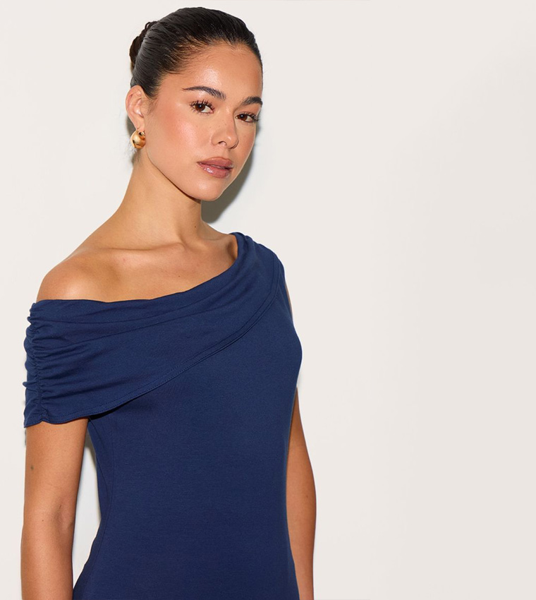 Fold Over Asymmetric Hem Top
