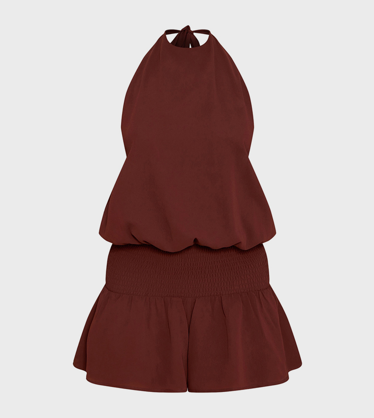 Chiffon Halterneck Playsuit