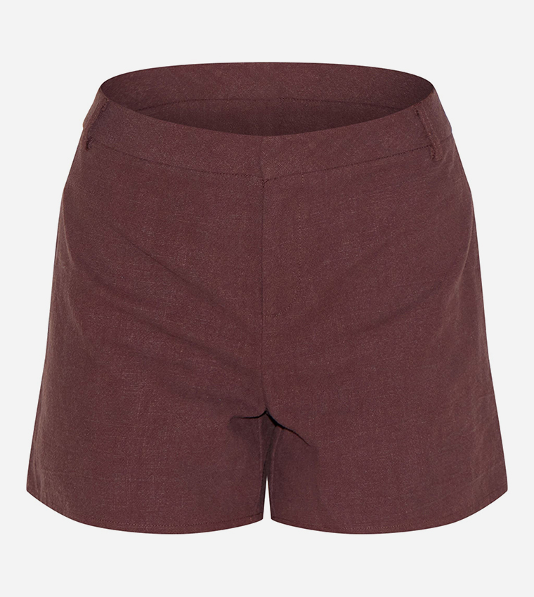 Tall Premium Linen Look Tailored Shorts