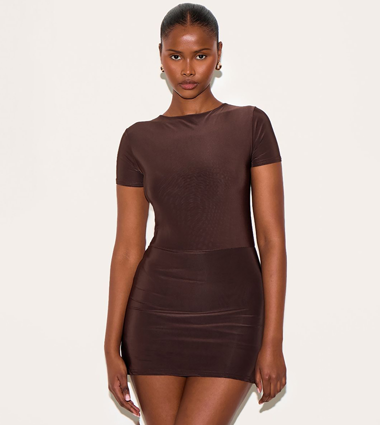Double Layer Cap Sleeves Slinky Skort Playsuit