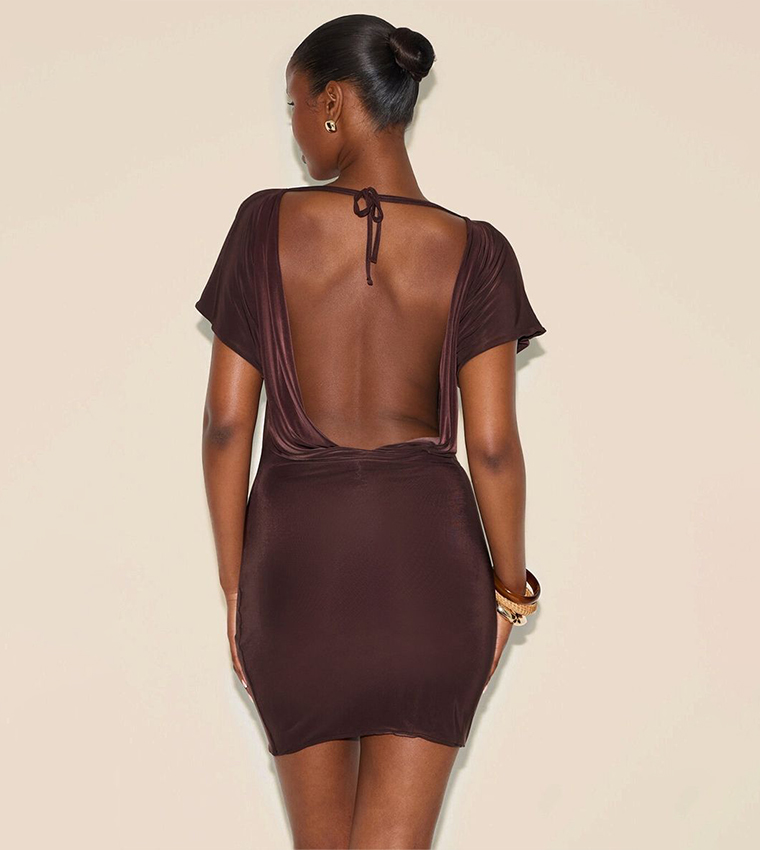 princess polly baby blue dress VMPOLLY Short dress | Dark Brown