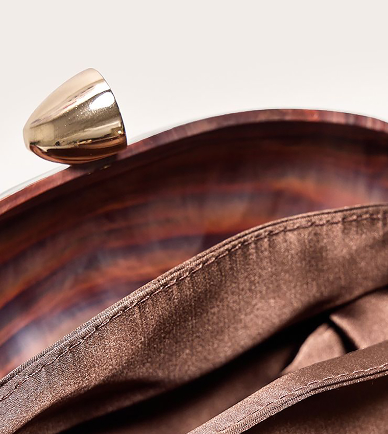 Gradient Shell Hard Clutch Bag