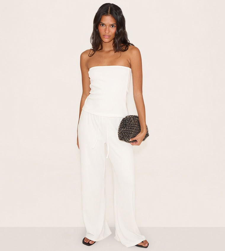 Textured Bandeau Top