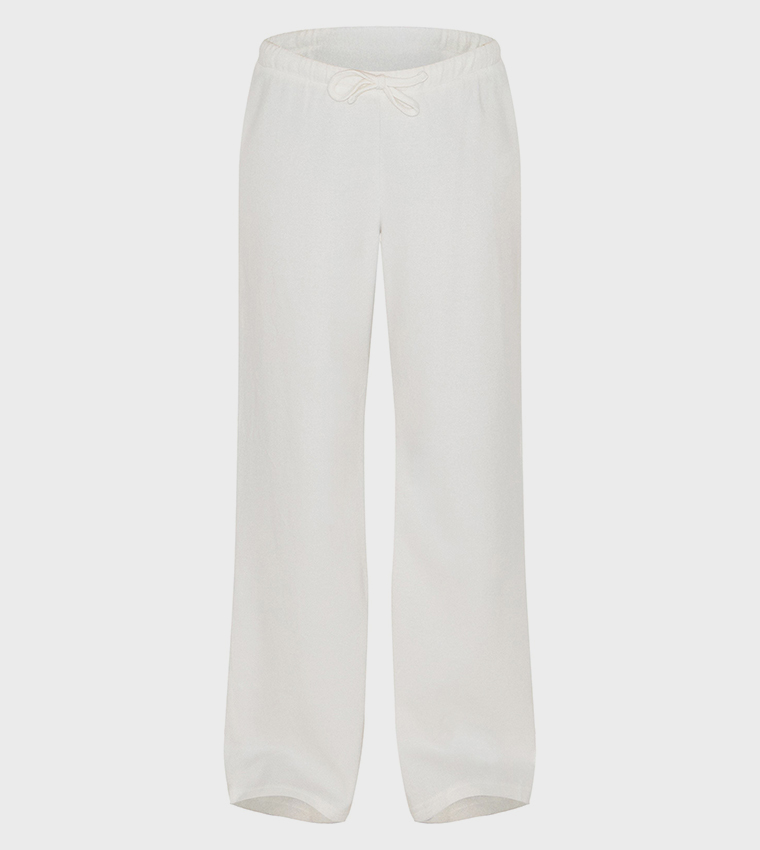 Petite Super Soft Wide Leg Trousers