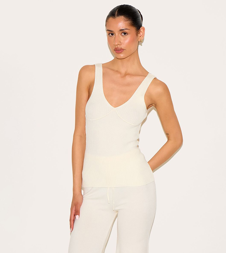 Tall Ribbed Sleeveless Top