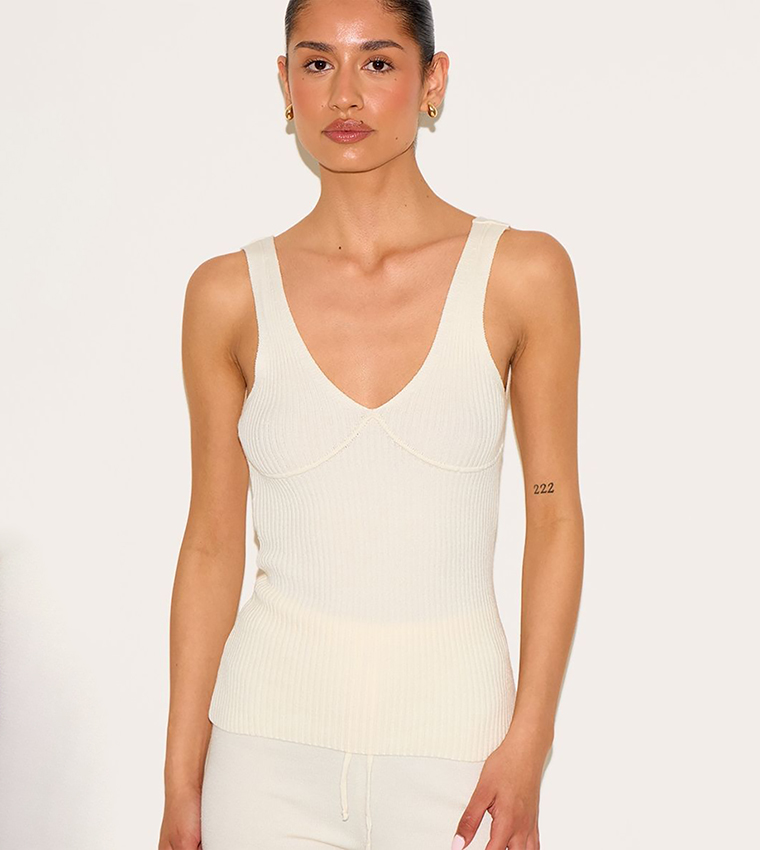 Tall Ribbed Sleeveless Top