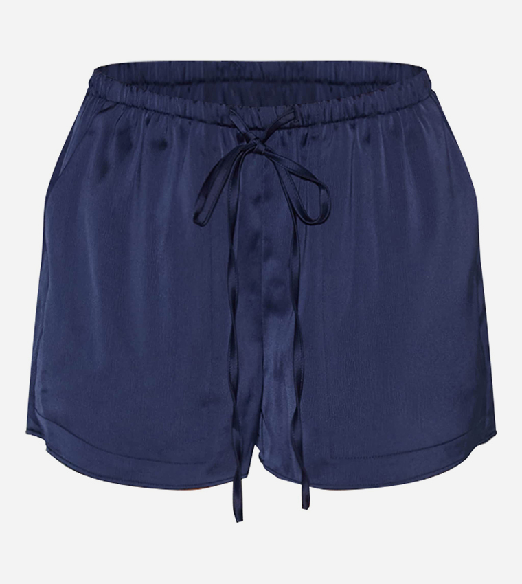 Satin Drawstring Shorts