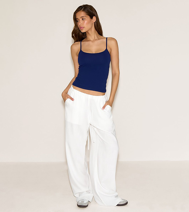 Soft Strappy Crop Top