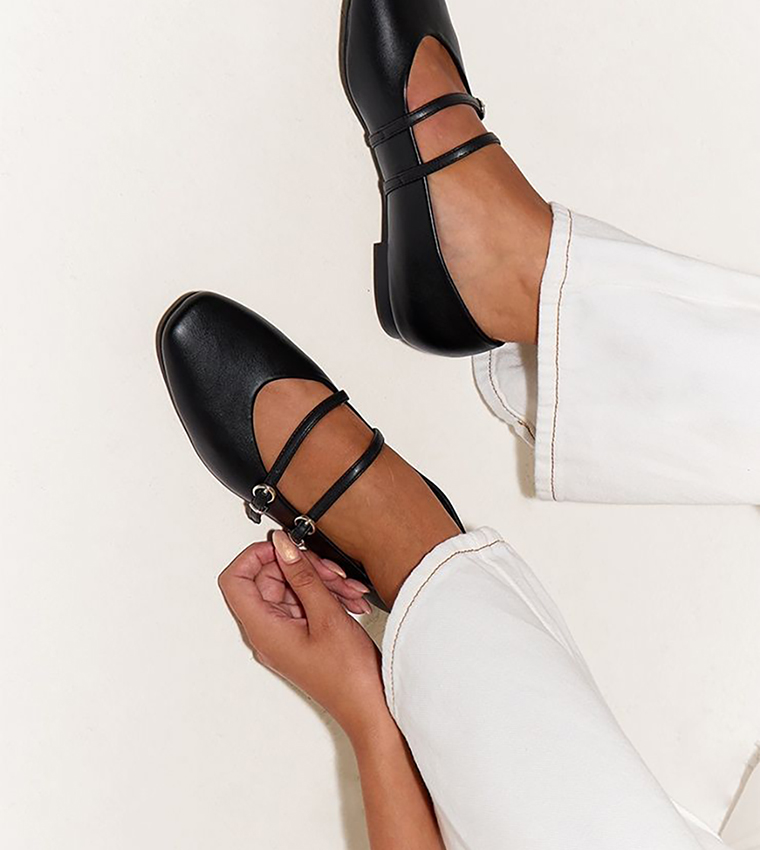 PU Round Toe Ballet Flat