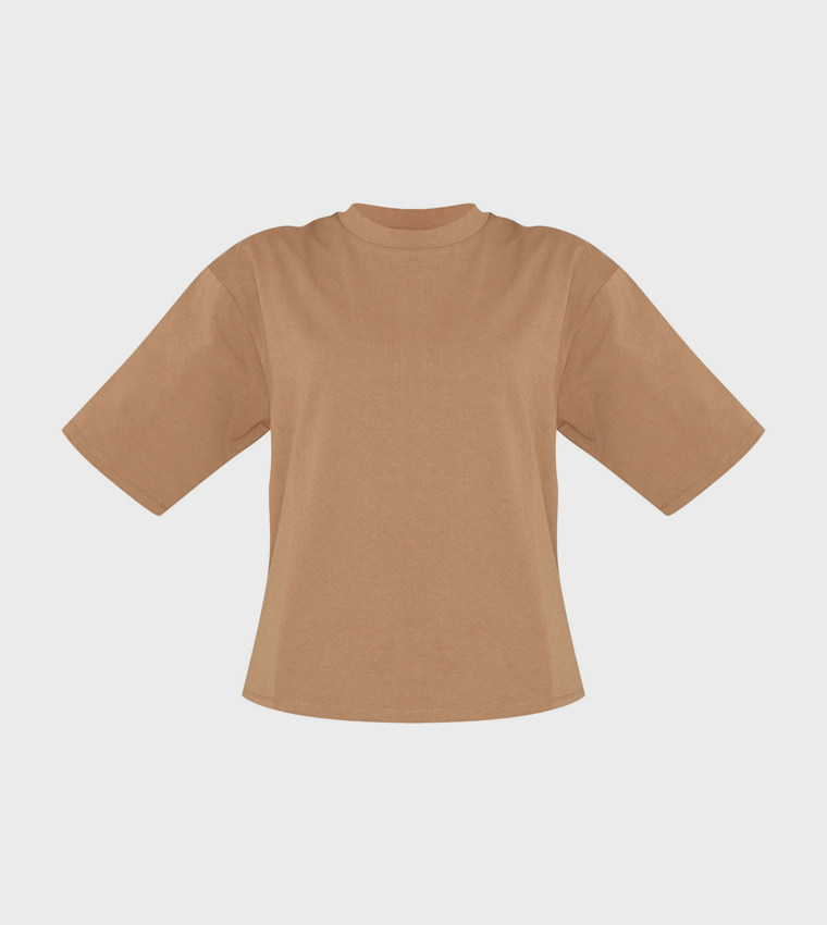 Solid Short Sleeves Oversized T-Shirt
