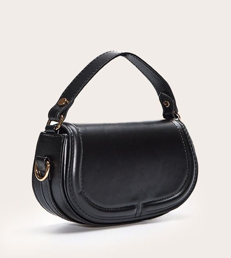 Mini Round Top-Handle Bag