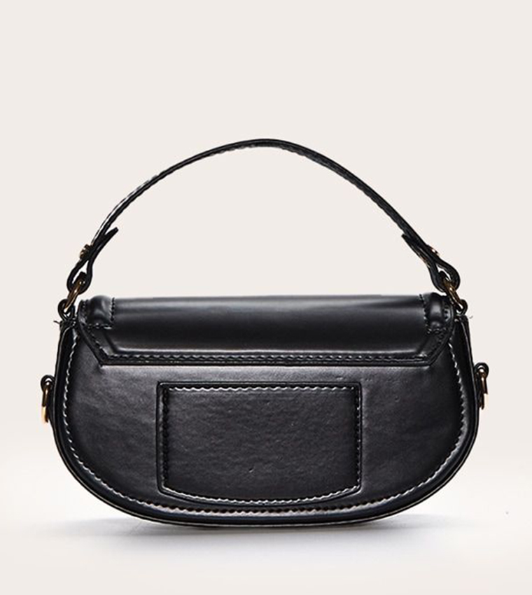 Mini Round Top-Handle Bag