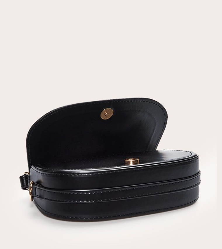 Mini Round Top-Handle Bag