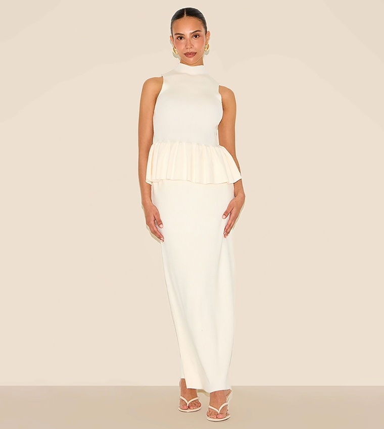 Petite Ribbed PeHem Sleeveless Top