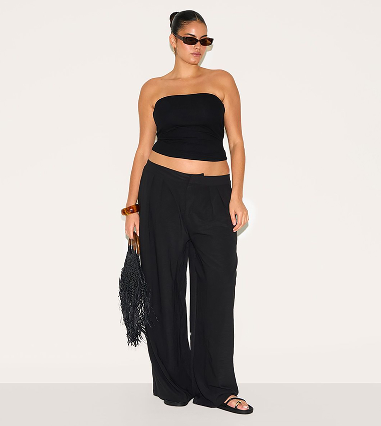 توب باندو محبوك مرن للمقاسات الكبيرة