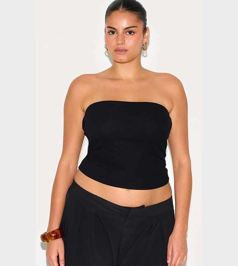 توب باندو محبوك مرن للمقاسات الكبيرة