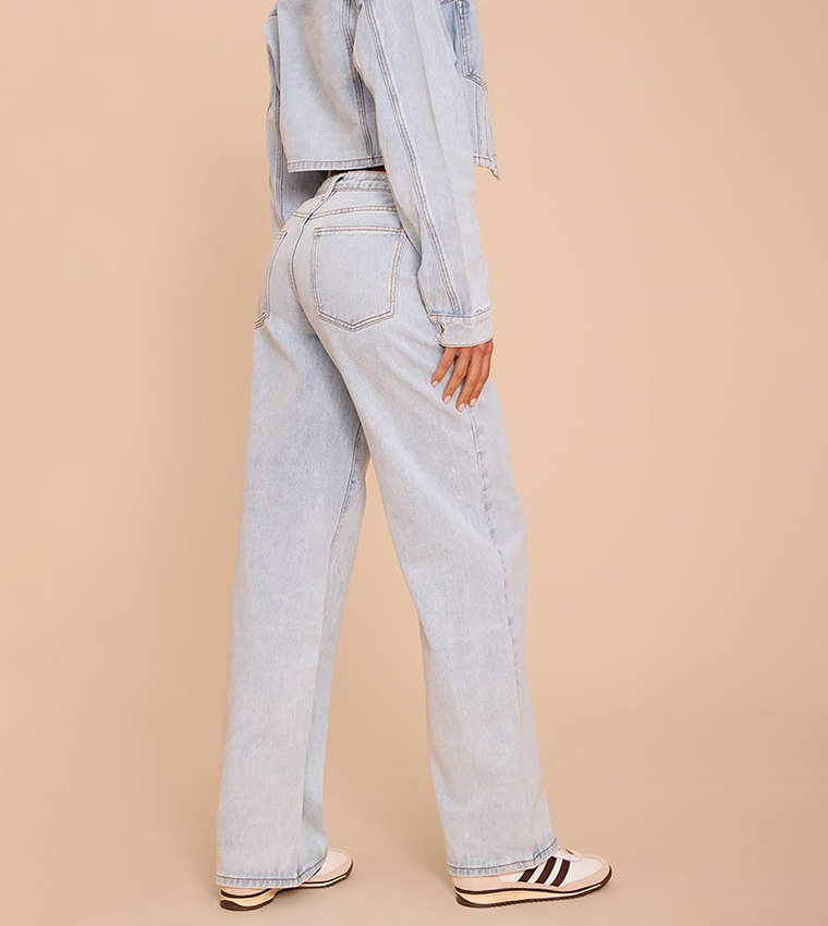 Tall Straight Fit High Rise Jeans