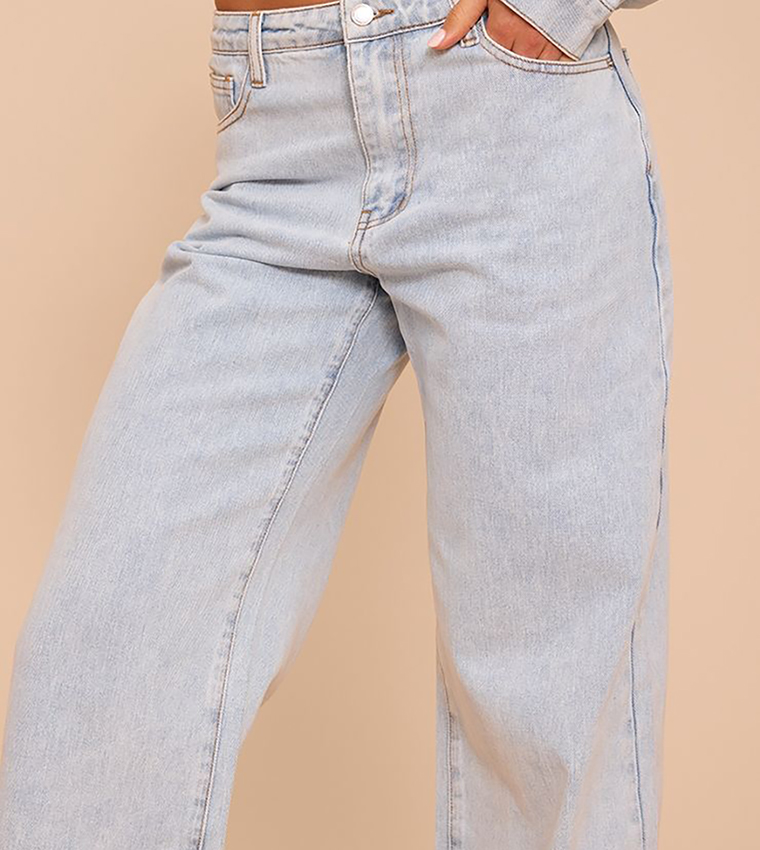 Tall Straight Fit High Rise Jeans