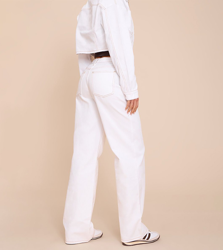 Tall Straight Fit High Rise Jeans