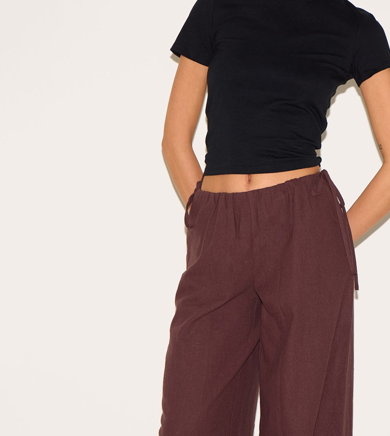 Tall Soft Short Sleeves Crop Top