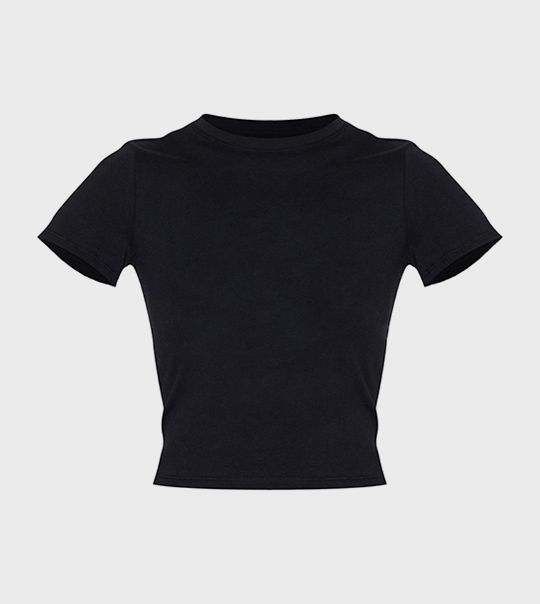Tall Soft Short Sleeves Crop Top