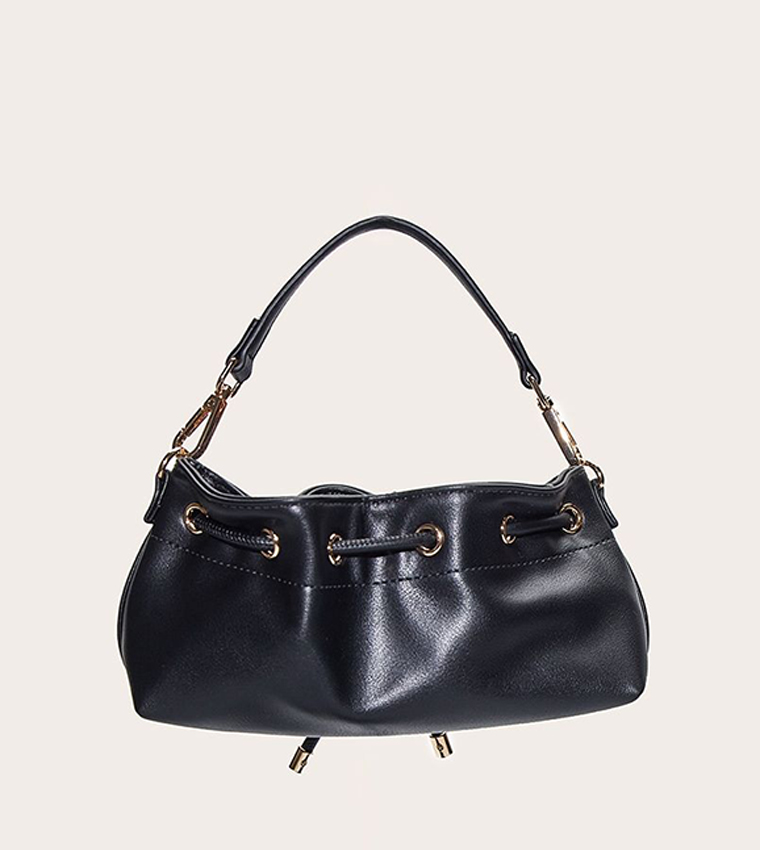 Soft PU Drawstring Mini Bag