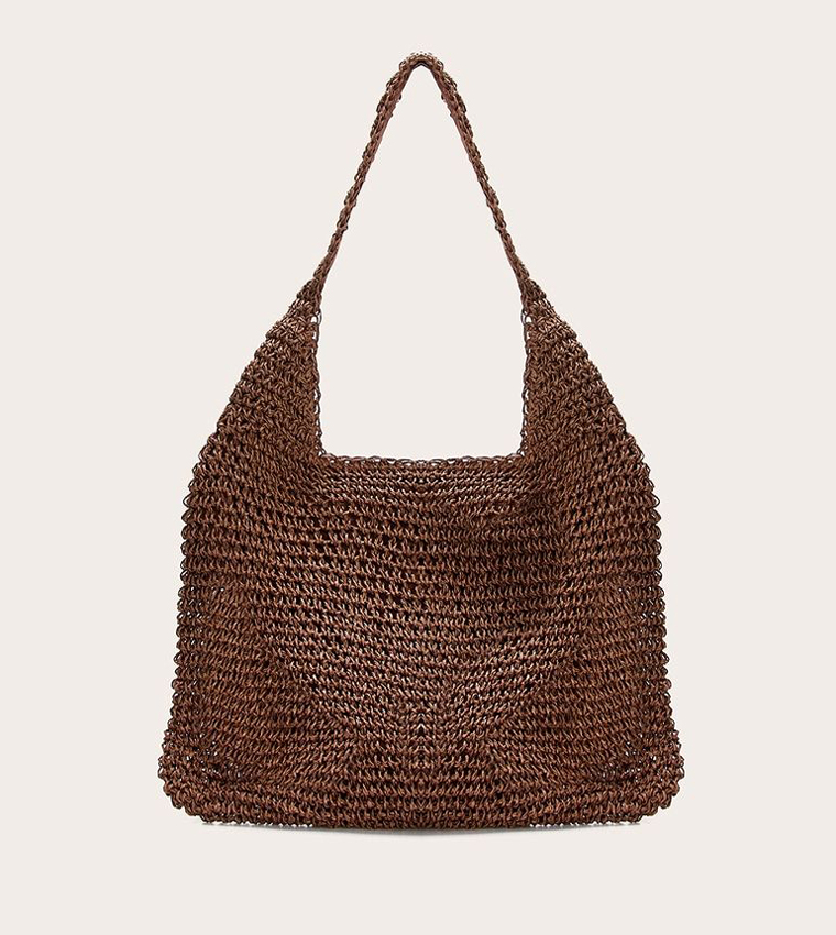 Raffia Shoulder Bag