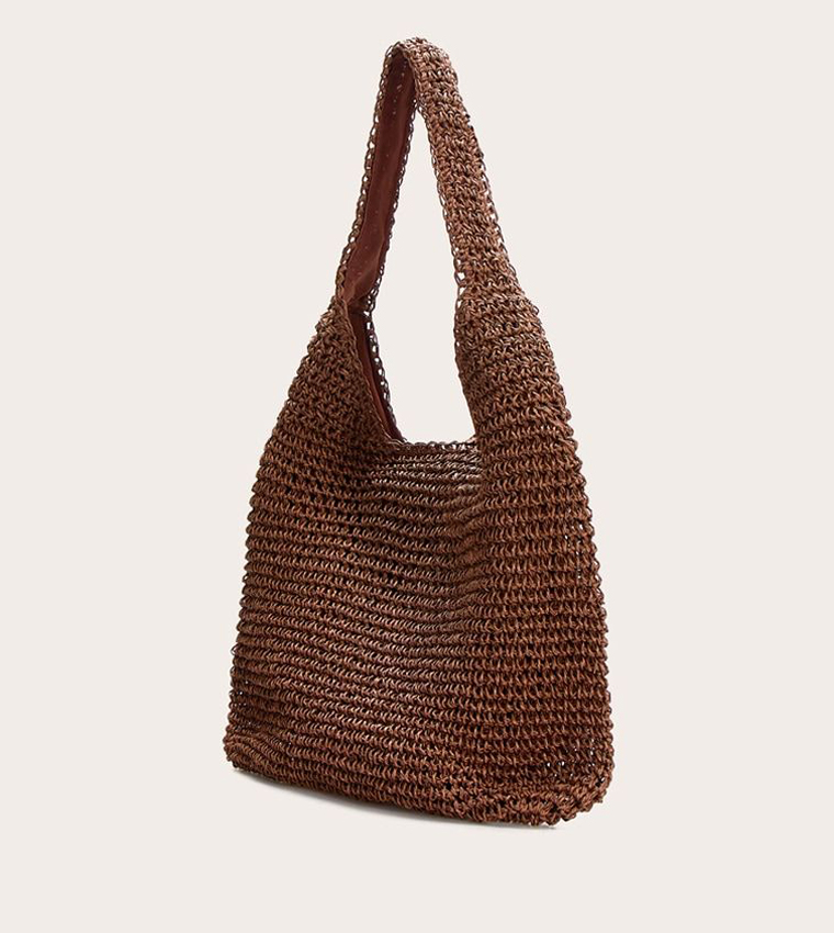 Raffia Shoulder Bag