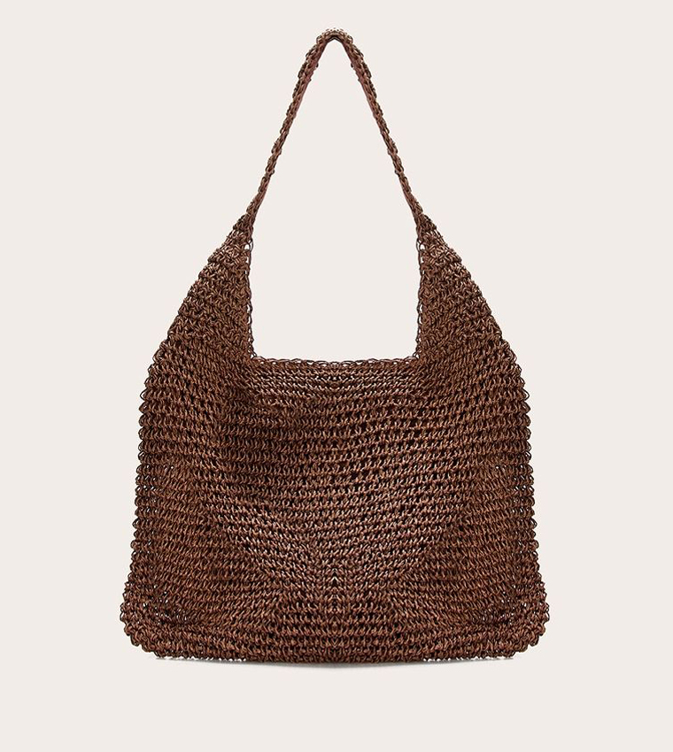 Raffia Shoulder Bag