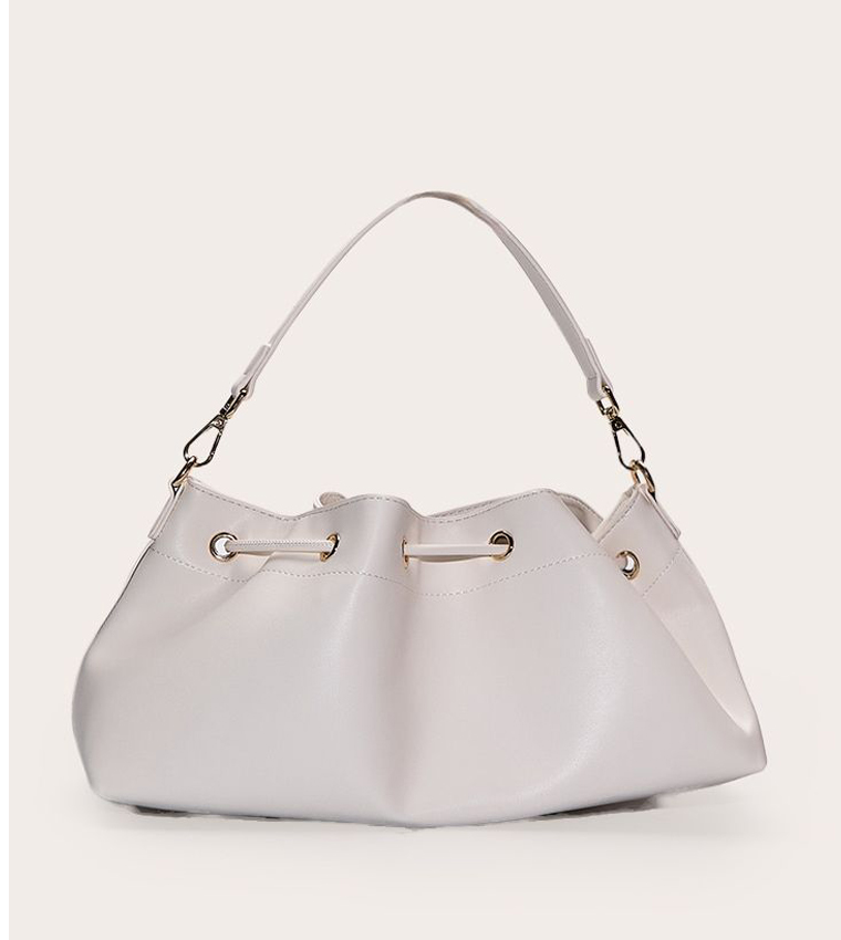 Soft PU Drawstring Shoulder Bag