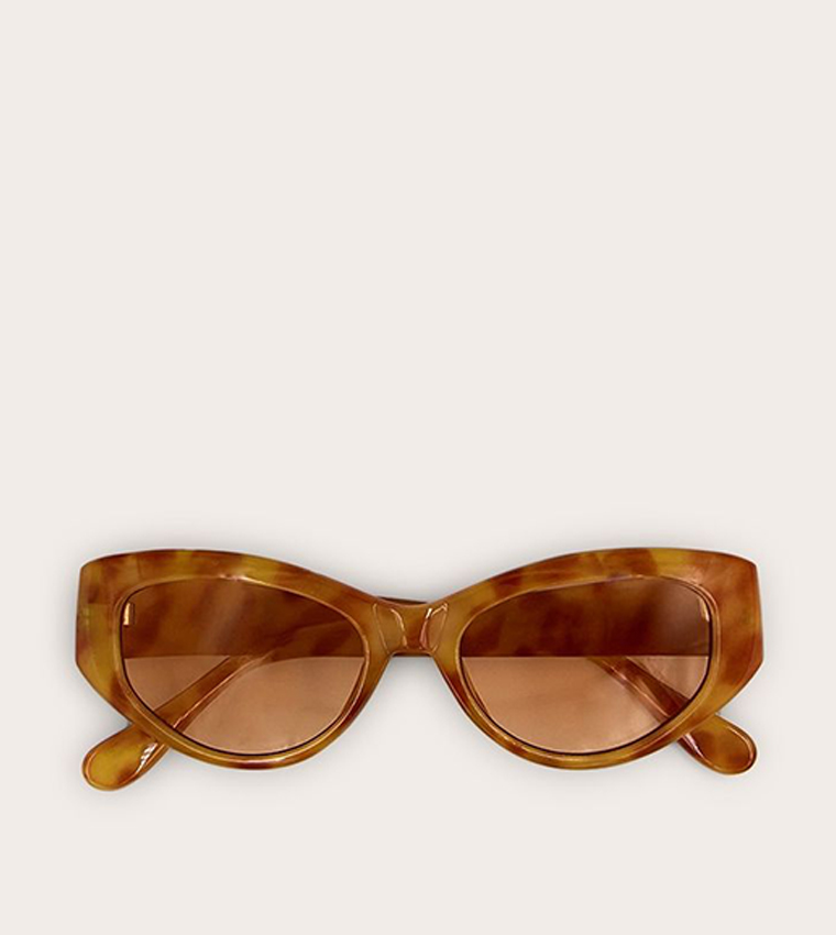 Boohoo Beige Tortoise Shell Sunglasses Buy PrettyLittleThing