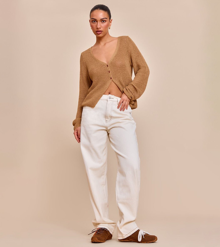 Filagree Button Cardigan