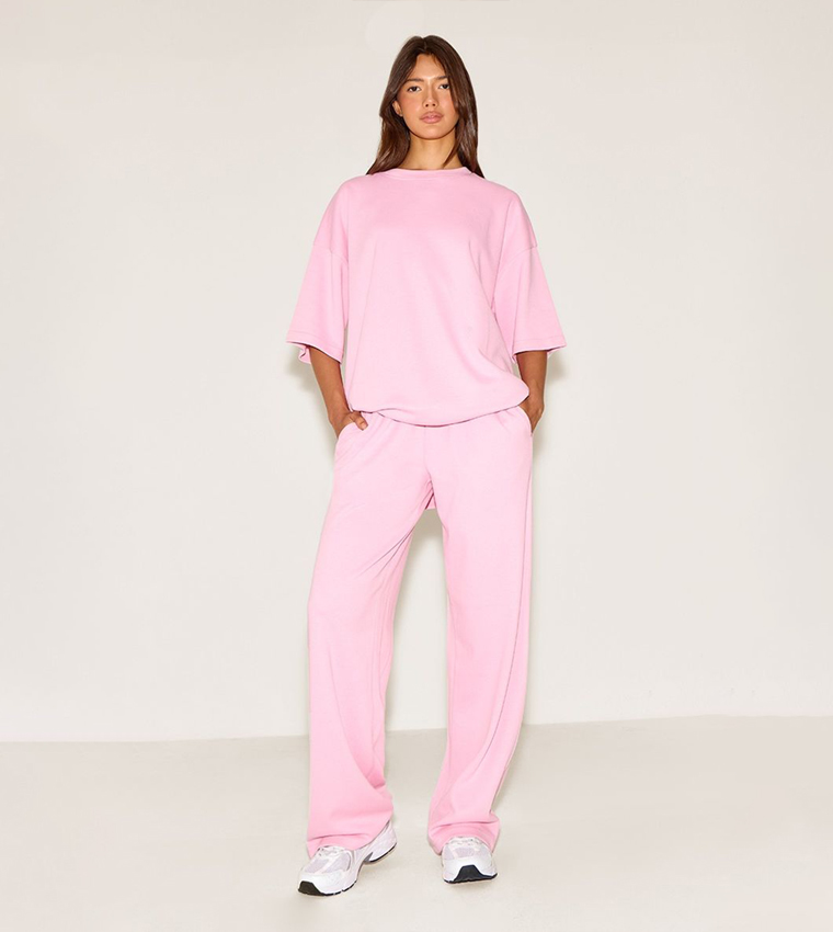 Mid Rise Wide Leg Trousers